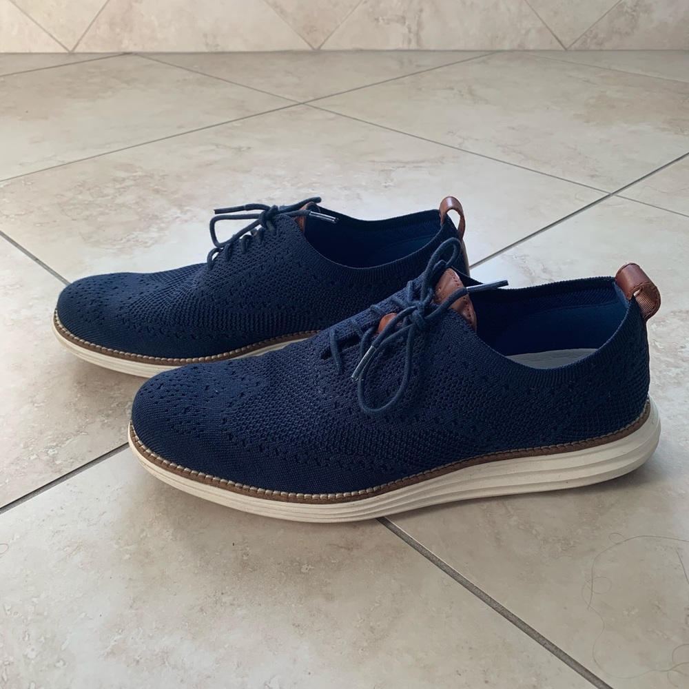 Cole Haan Original Grand stitchlite Blue, size 9